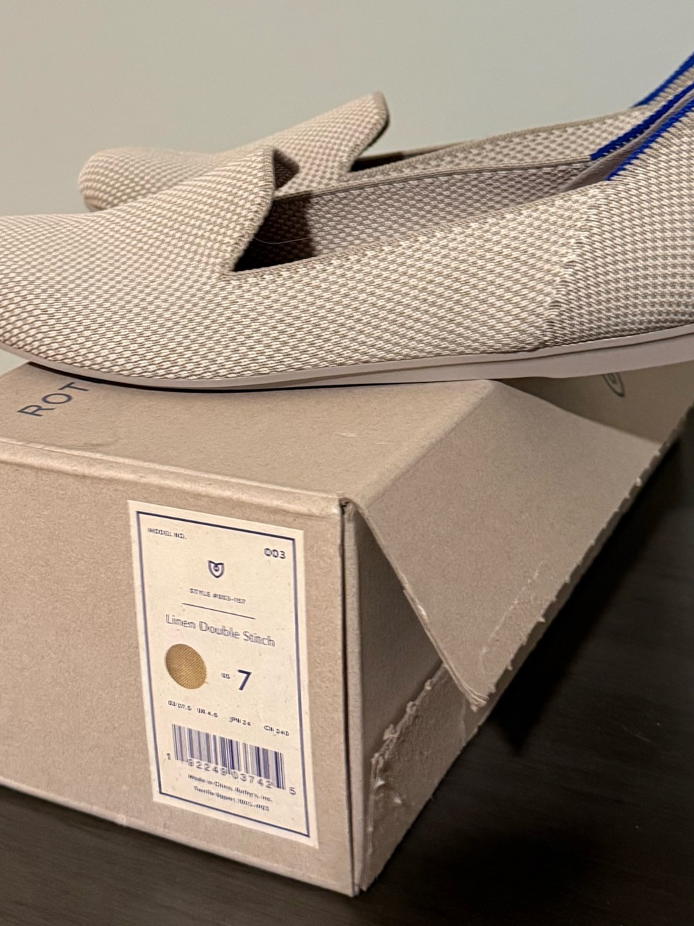 Rothy’s Women’s Slip-On Loafers in Light Beige - Size 7